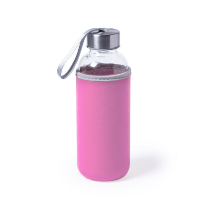 Bidão de Vidro Dokath 420 ml com Funda Colorida