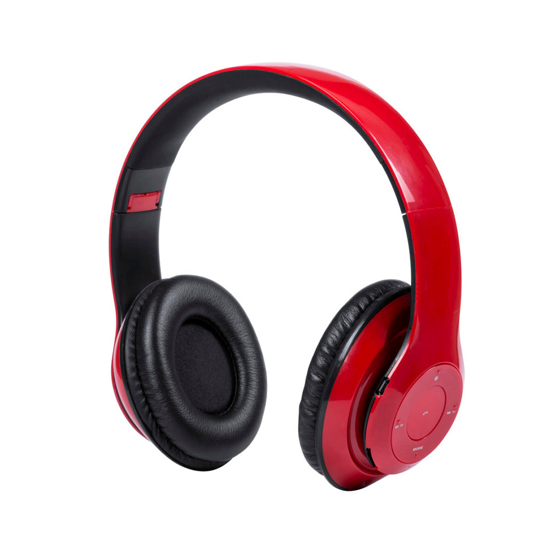 Auriculares Bluetooth Plegáveis com Rádio FM e Cartão SD