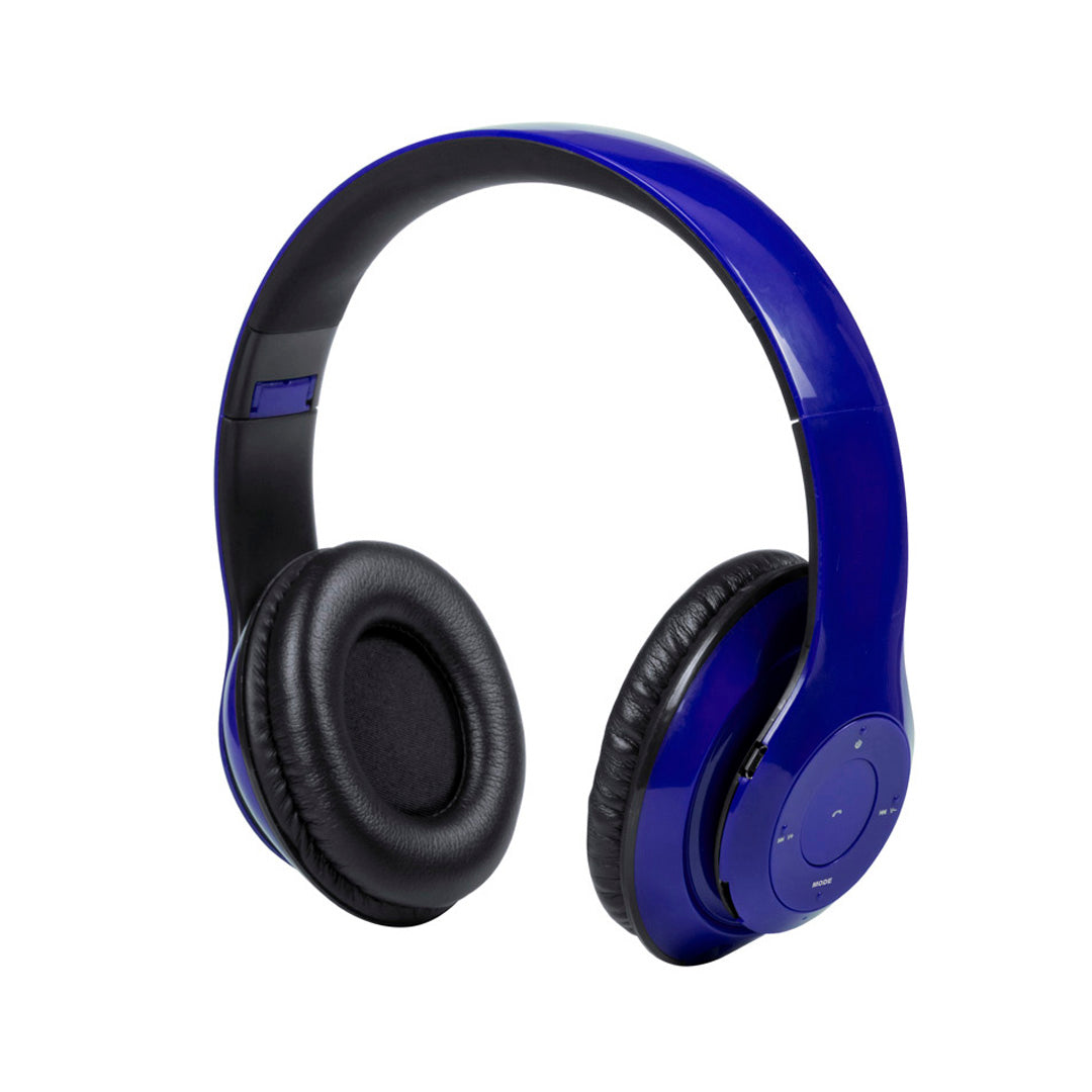 Auriculares Bluetooth Plegáveis com Rádio FM e Cartão SD