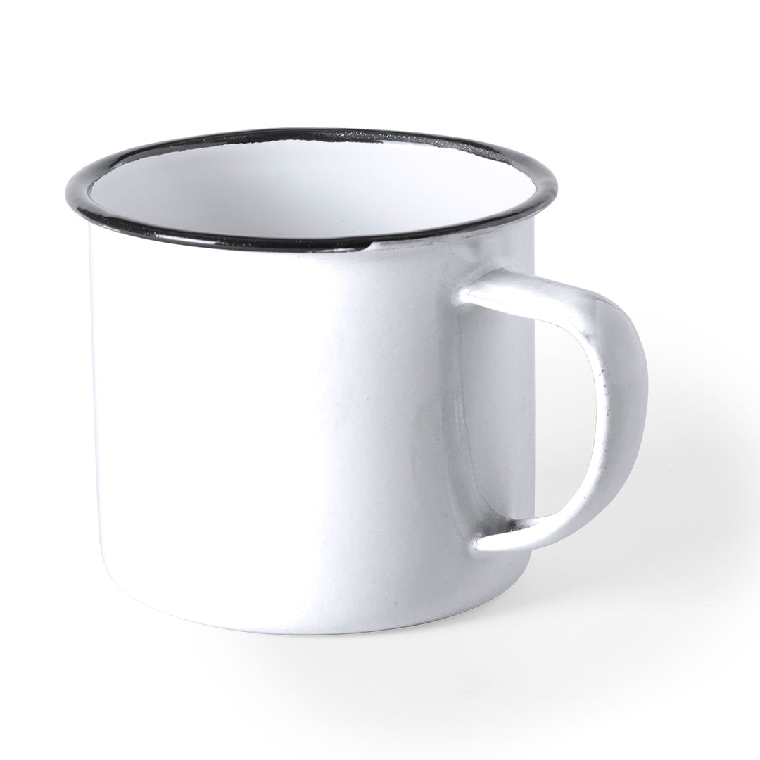 Caneca Metálica Vintage 380ml - Estilo Retro