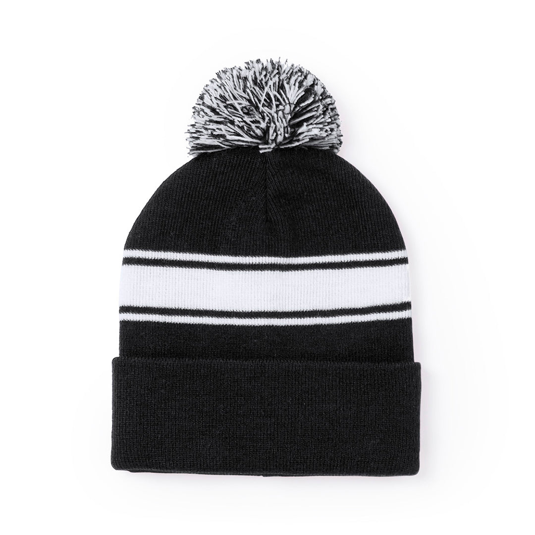 Gorro Baikof Suave e Colorido com Pom Pom Bicolor