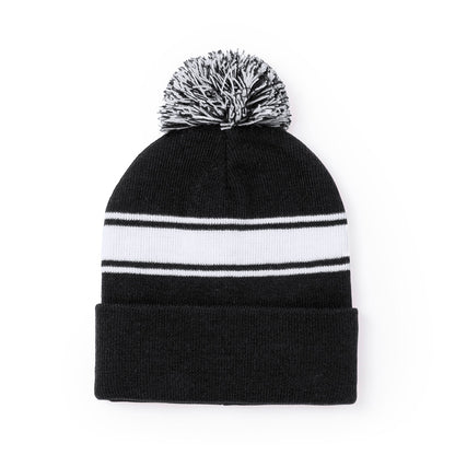 Gorro Baikof Suave e Colorido com Pom Pom Bicolor