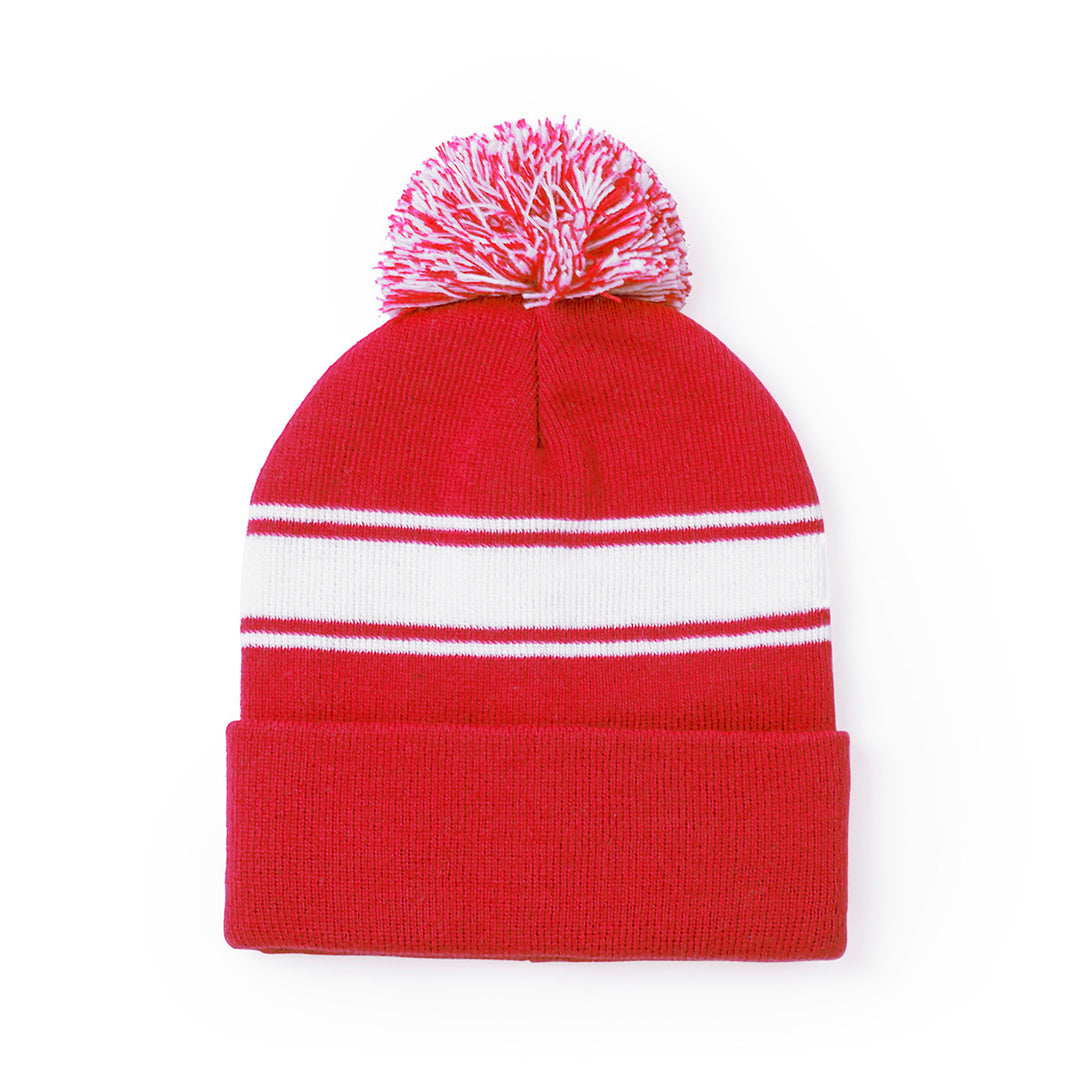 Gorro Baikof Suave e Colorido com Pom Pom Bicolor