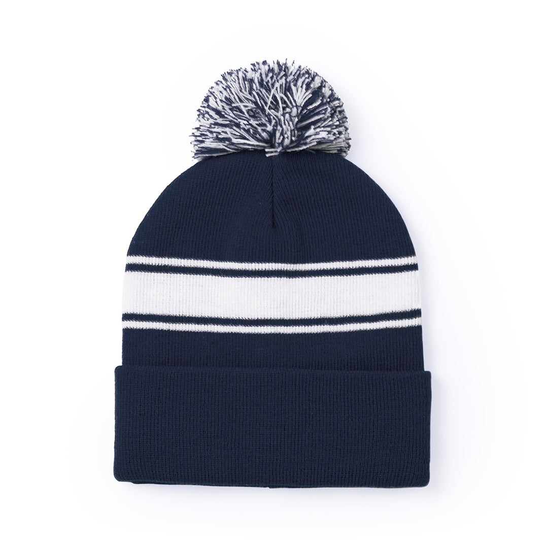 Gorro Baikof Suave e Colorido com Pom Pom Bicolor