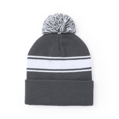 Gorro Baikof Suave e Colorido com Pom Pom Bicolor