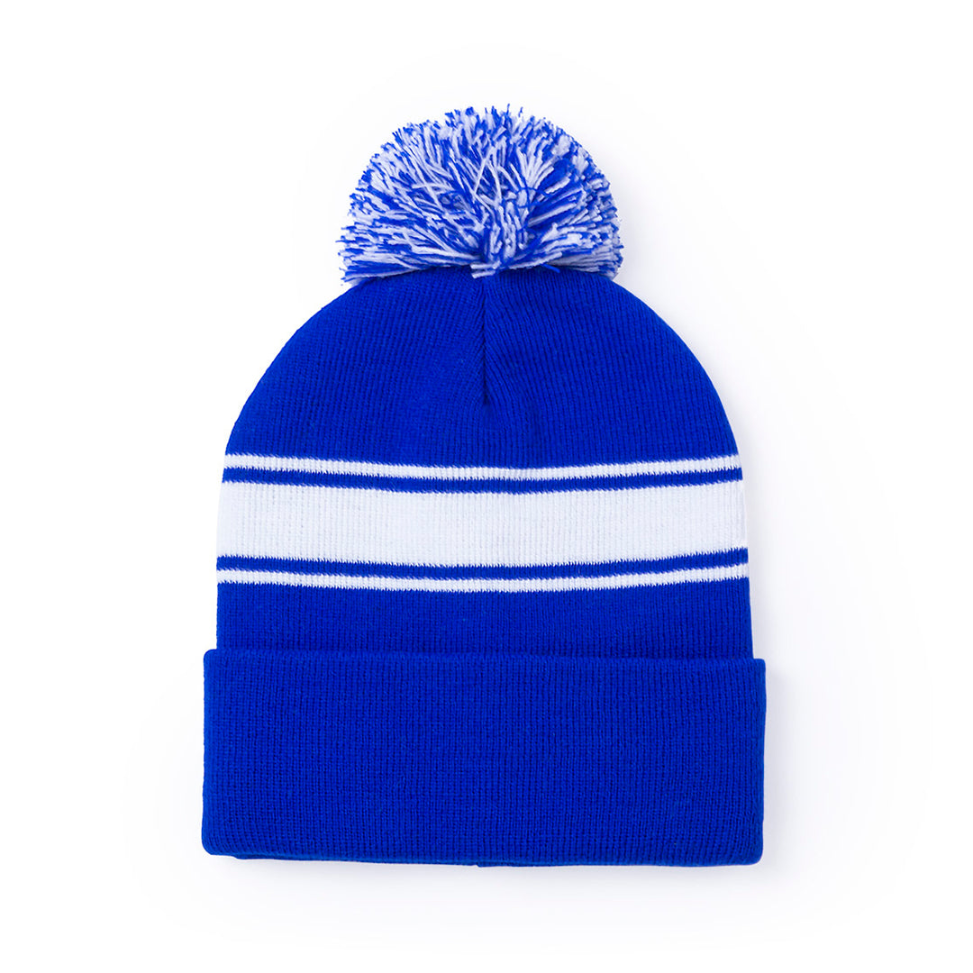 Gorro Baikof Suave e Colorido com Pom Pom Bicolor