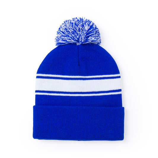 Gorro Baikof Suave e Colorido com Pom Pom Bicolor