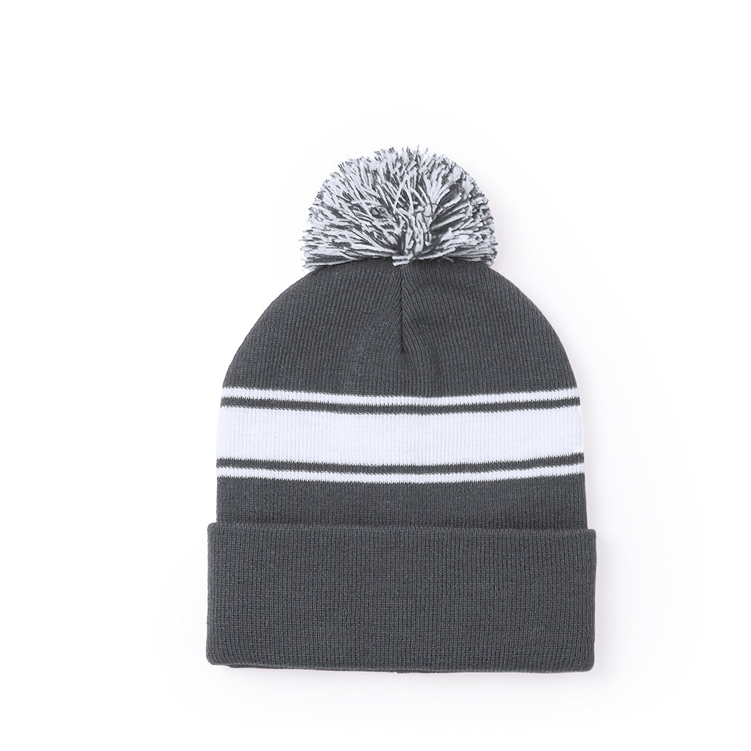 Gorro Baikof Suave e Colorido com Pom Pom Bicolor