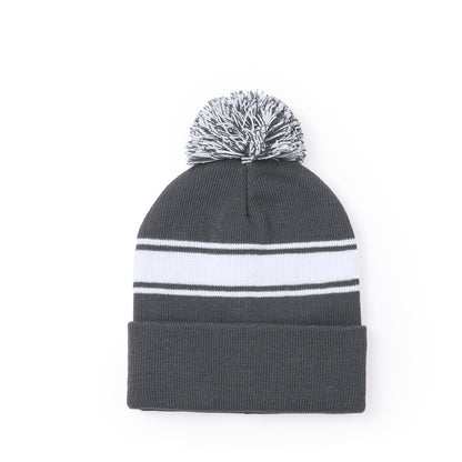 Gorro Baikof Suave e Colorido com Pom Pom Bicolor