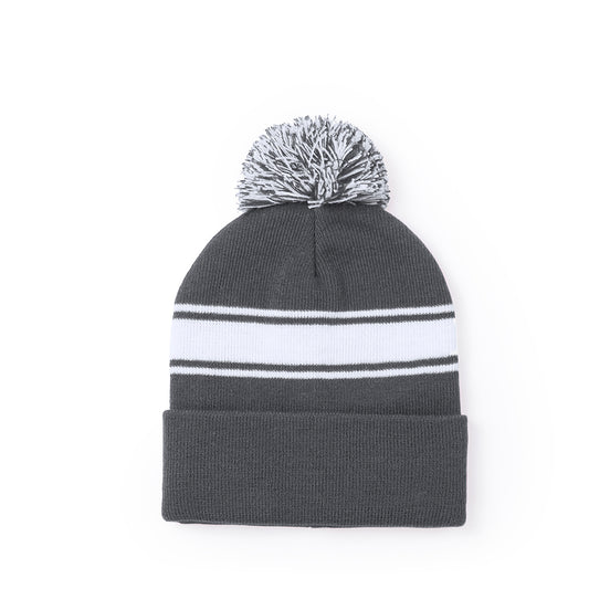 Gorro Baikof Suave e Colorido com Pom Pom Bicolor