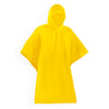 Capa de Chuva em Poliéster Amarelo com Capuz