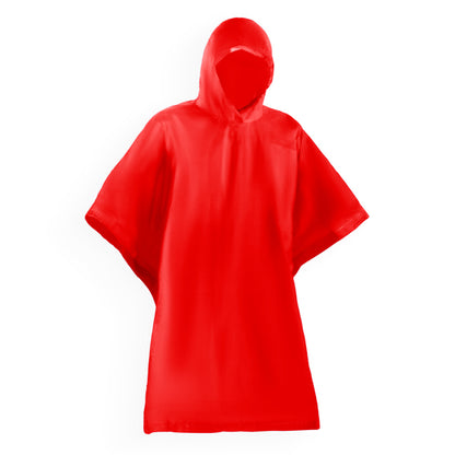 Capa de Chuva em Poliéster Amarelo com Capuz