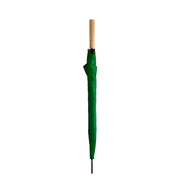 Guarda-Chuva Automático de Poliéster com Punho de Madeira