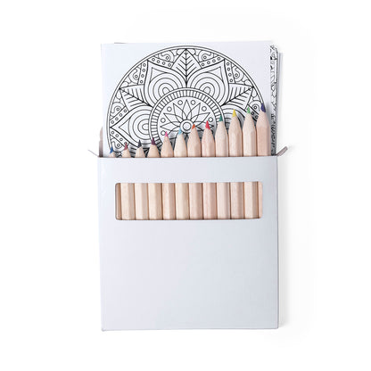 Set Mandala Boltex com Lápis e Láminas para Colorir