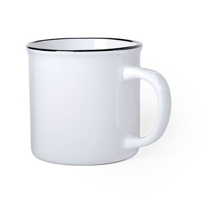Caneca Vintage de Cerâmica 300ml - Design Colorido