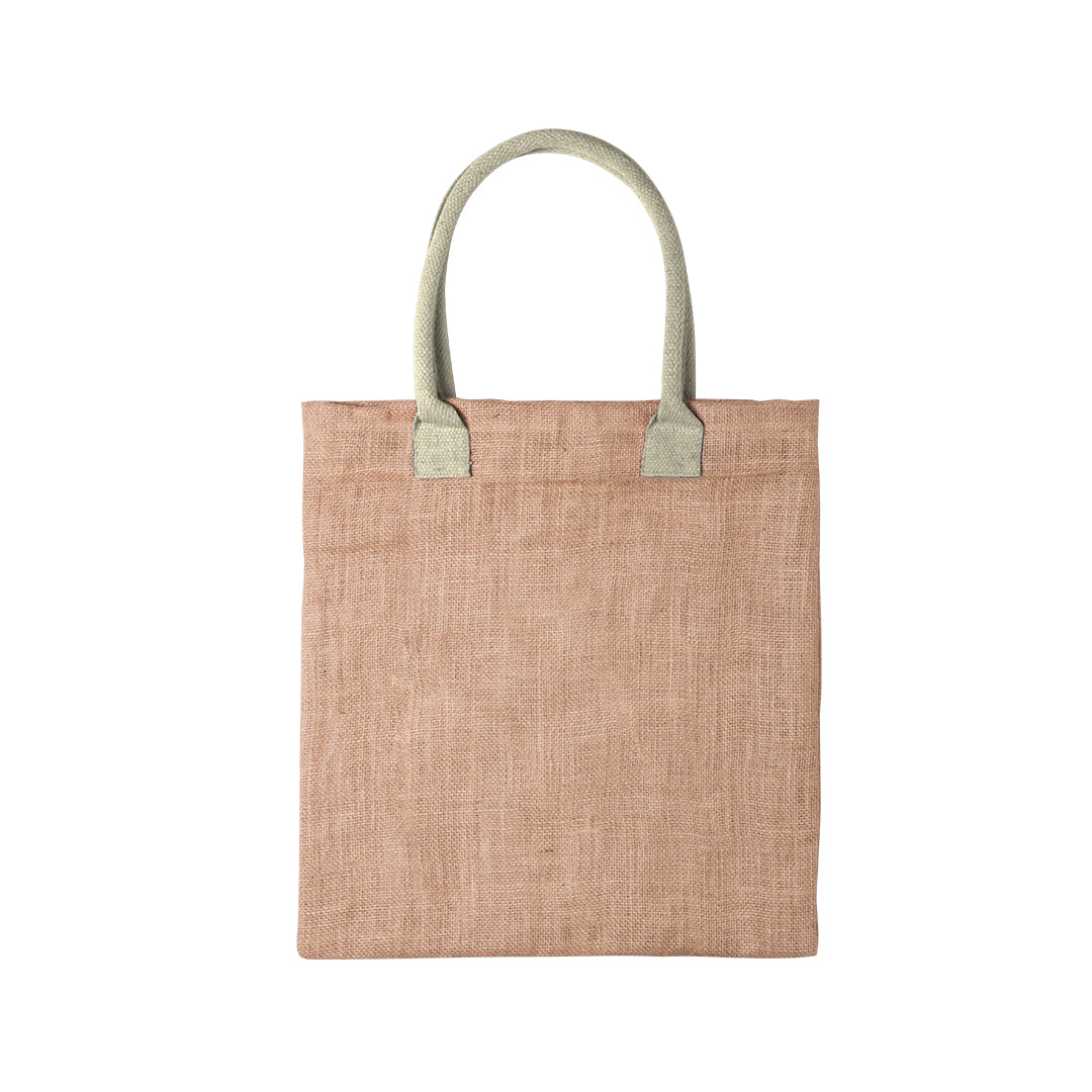 Bolsa de juta com asas de algodão coloridas e resistentes