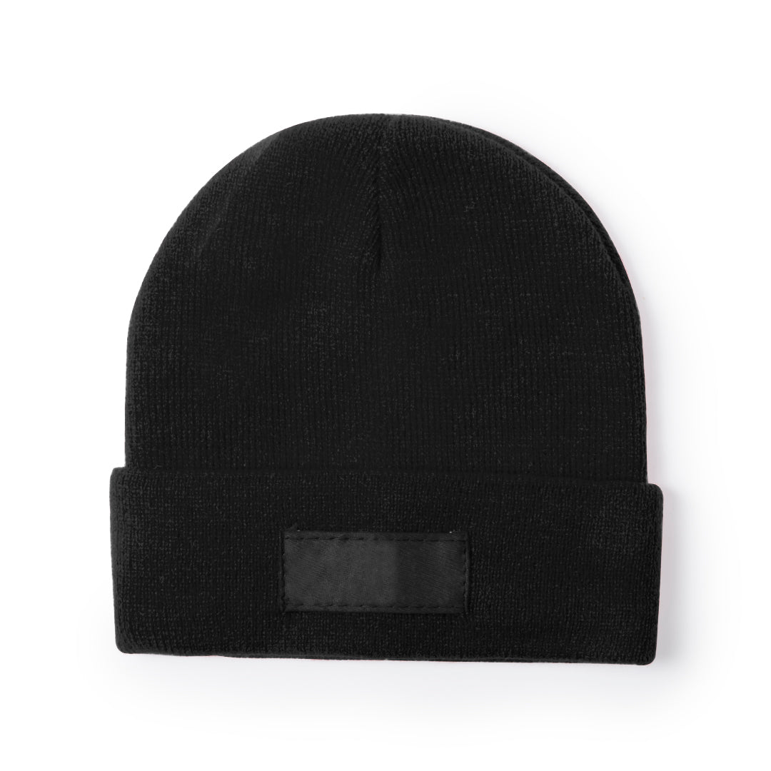 Gorro de Malha Suave e Quente com Banda Personalizável