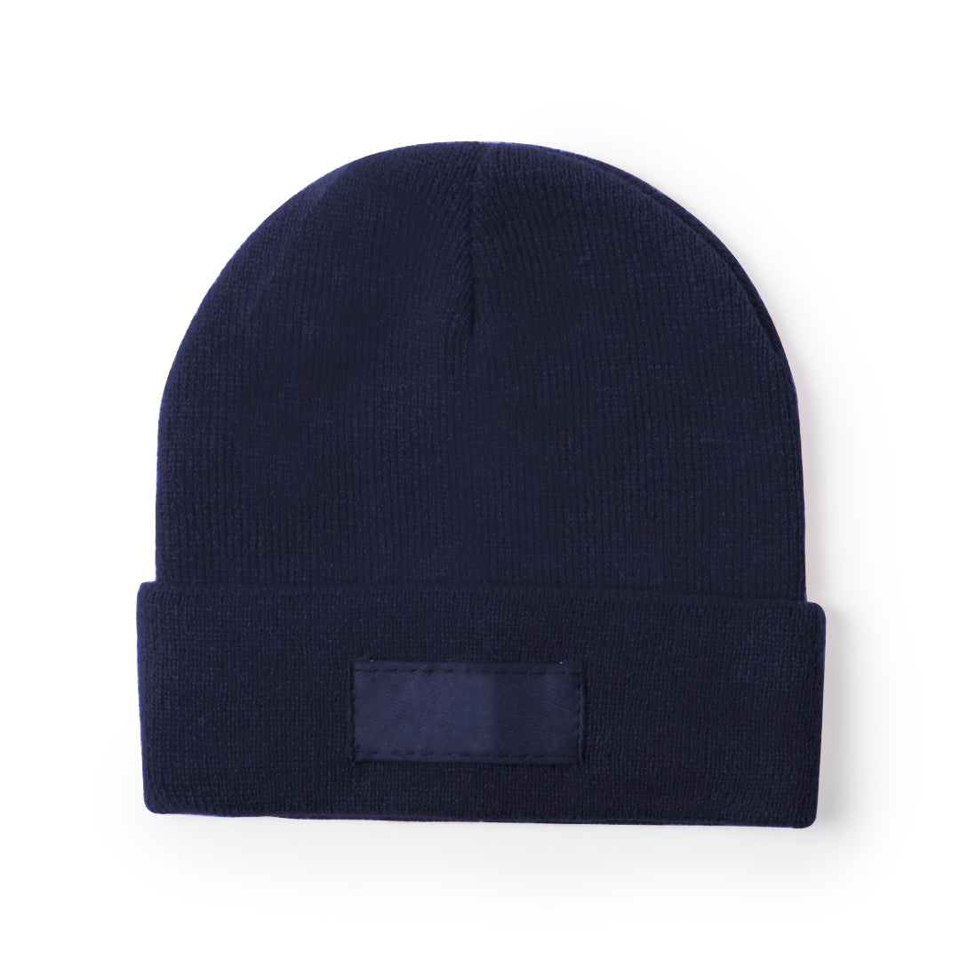 Gorro de Malha Suave e Quente com Banda Personalizável