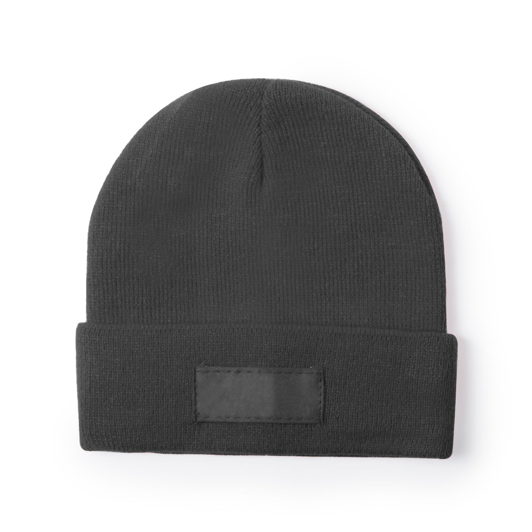 Gorro de Malha Suave e Quente com Banda Personalizável