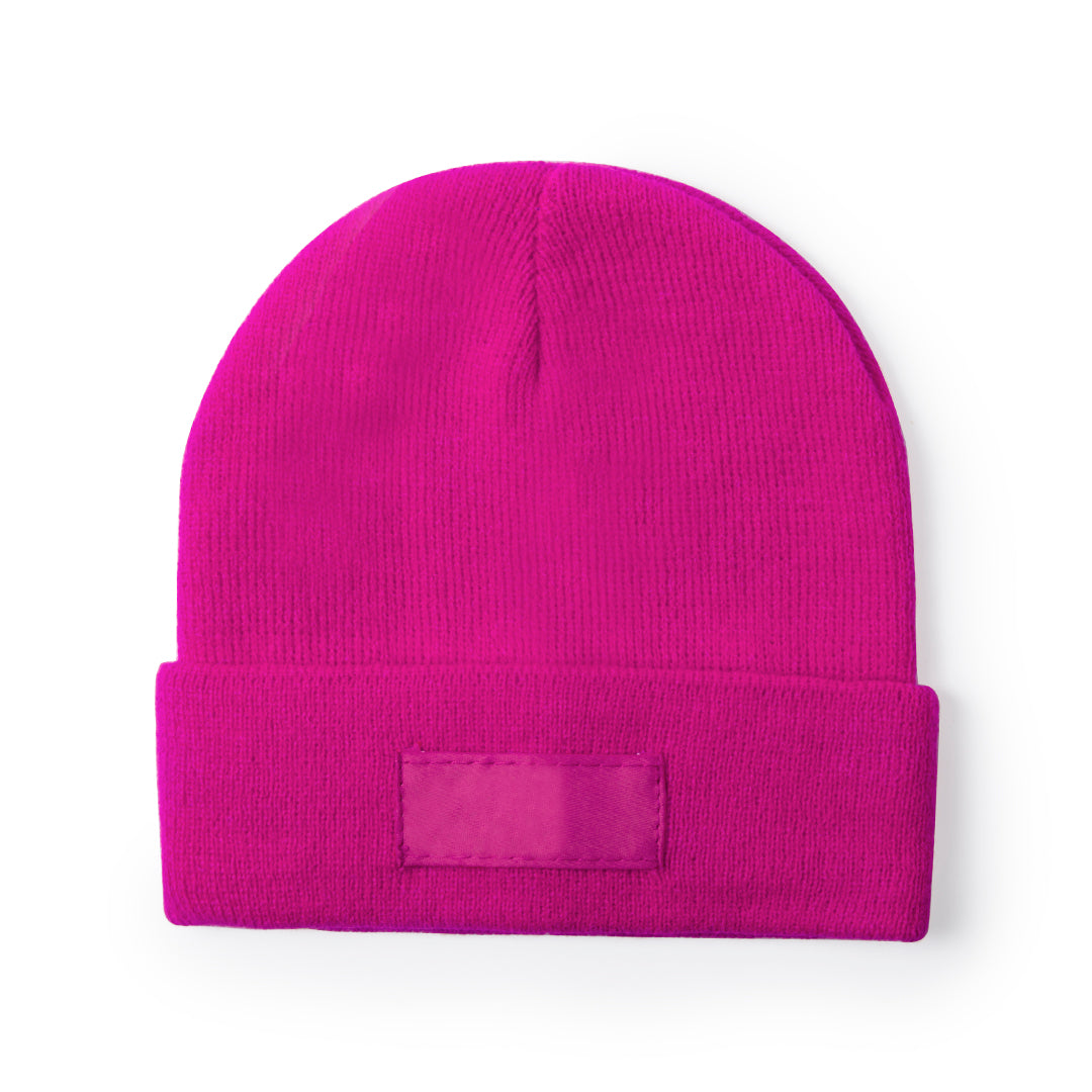 Gorro de Malha Suave e Quente com Banda Personalizável