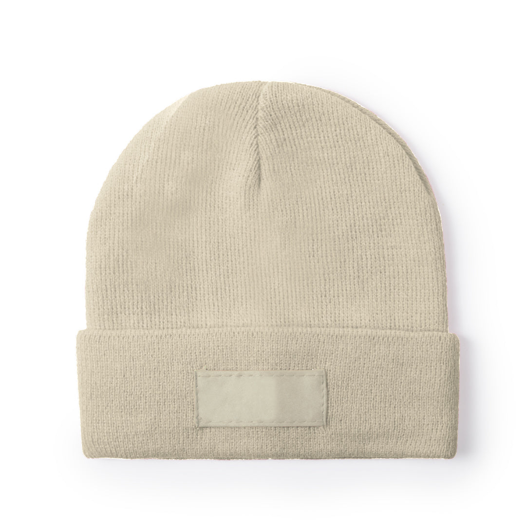 Gorro de Malha Suave e Quente com Banda Personalizável