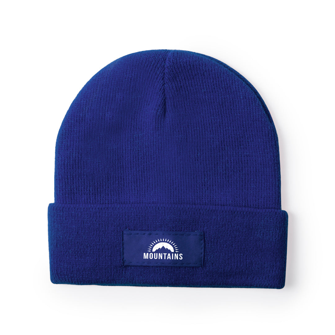 Gorro de Malha Suave e Quente com Banda Personalizável