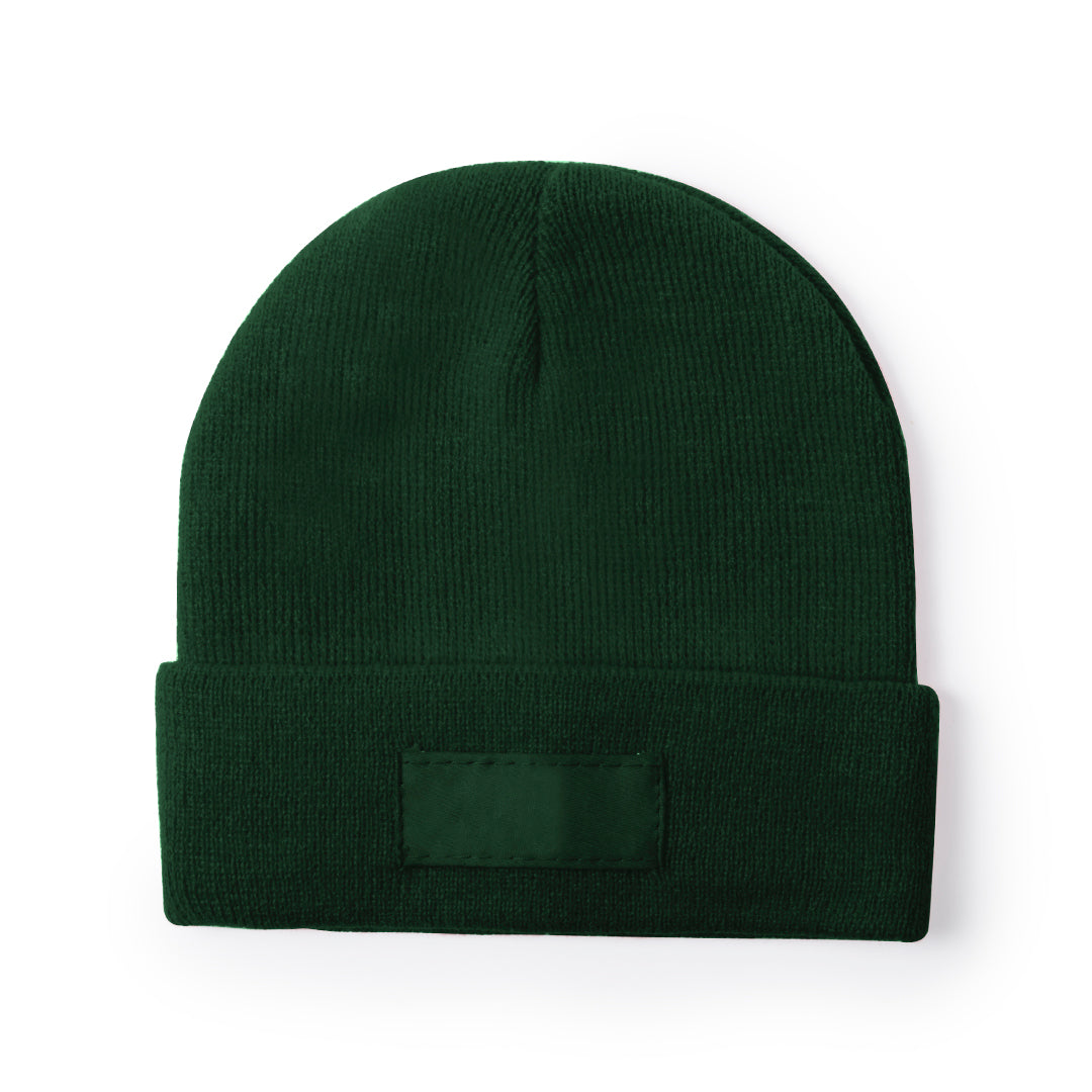 Gorro de Malha Suave e Quente com Banda Personalizável