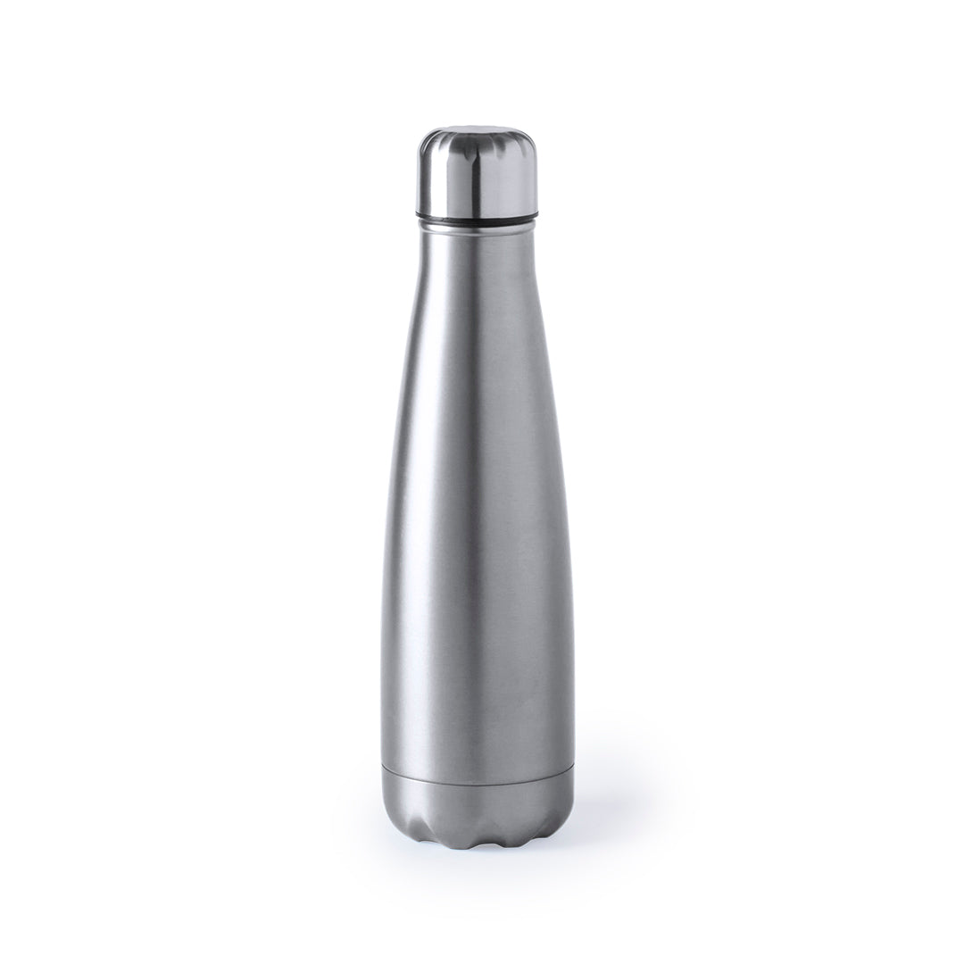 Bidão em Aço Inox 630ml com Tampa de Segurança