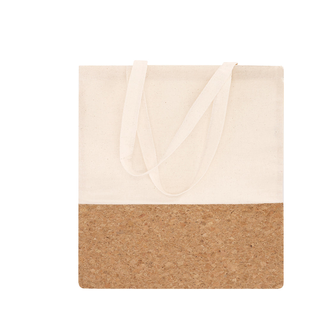 Bolsa Natural em Algodão e Cortiça Resistente