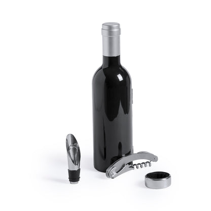 Conjunto de Vinhos Elegante com Acessórios Inox