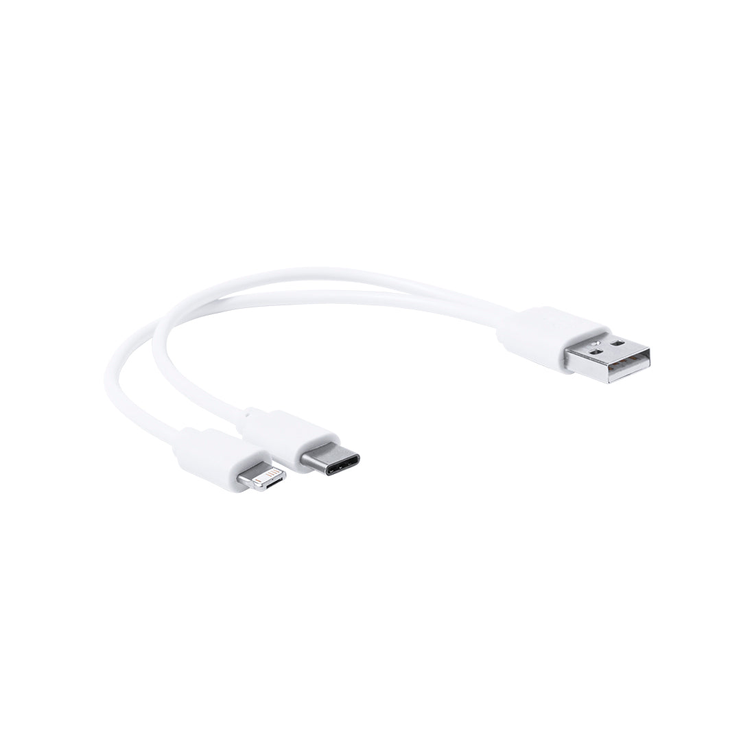 Cabo Carregador USB Vitral Tipo-C e Micro USB/Lightning