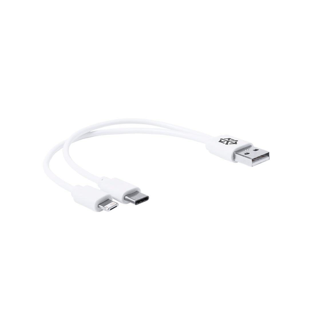 Cabo Carregador USB Vitral Tipo-C e Micro USB/Lightning