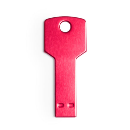 Pen USB 16GB em Forma de Chave com Estojo Metálico
