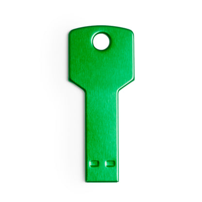 Pen USB 16GB em Forma de Chave com Estojo Metálico
