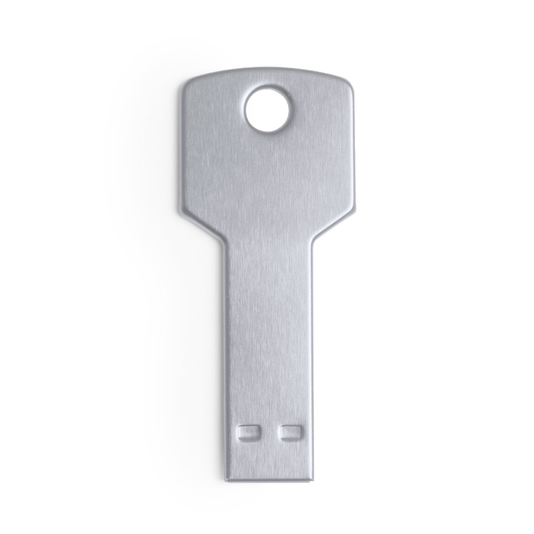 Pen USB 16GB em Forma de Chave com Estojo Metálico