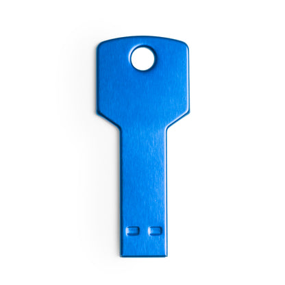 Pen USB 16GB em Forma de Chave com Estojo Metálico