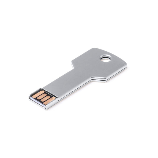 Pen USB 16GB em Forma de Chave com Estojo Metálico