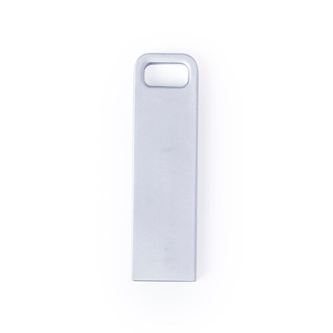 Pen USB 16GB Metalizado Minimalista para Llavero