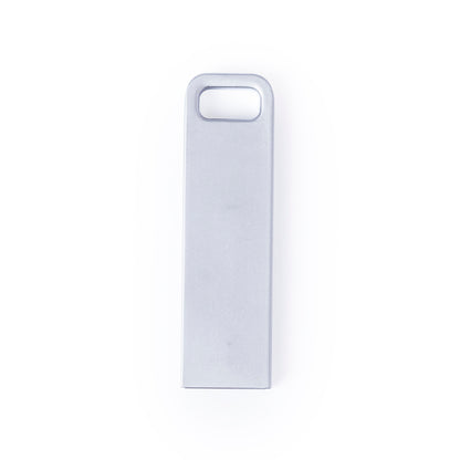 Pen USB 16GB Metalizado Minimalista para Llavero