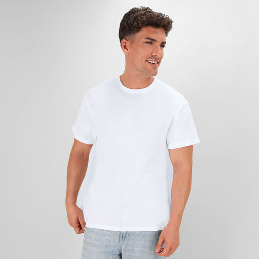 T-shirt Branca 100% Algodão - Conforto e Estilo