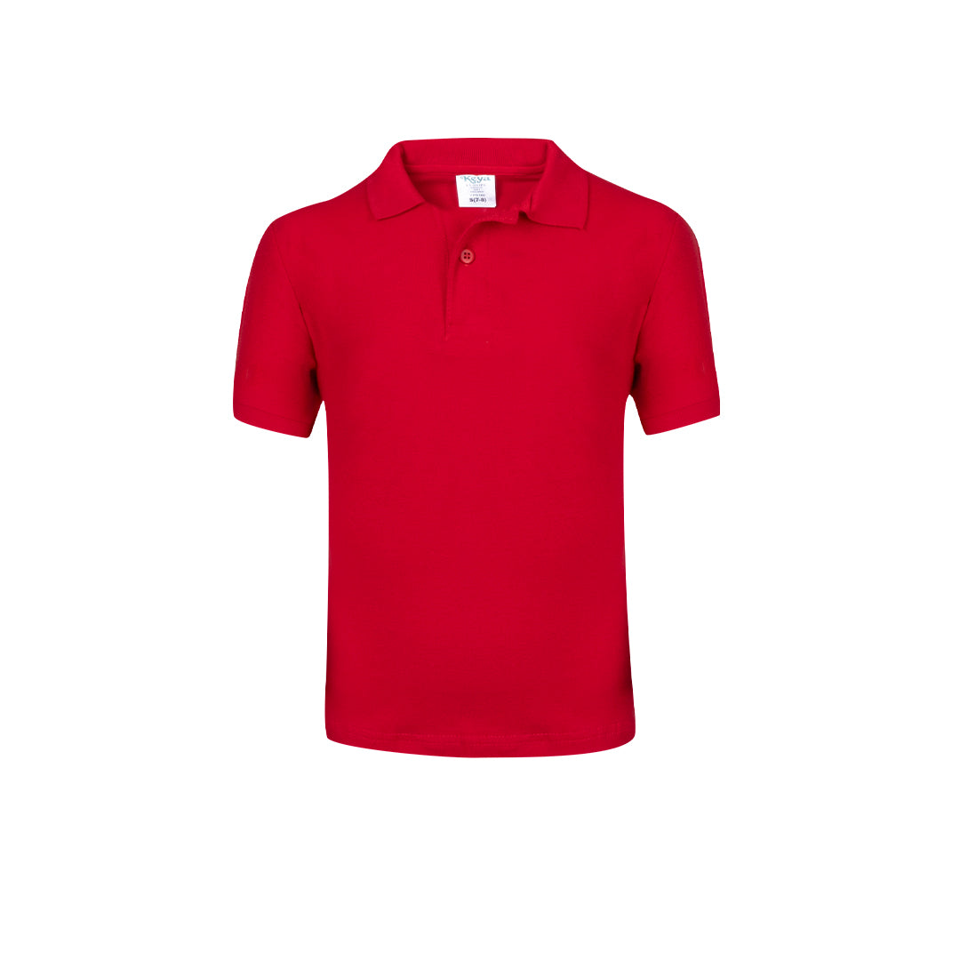 Polo de Piqué Infantil 100% Algodão Colorido