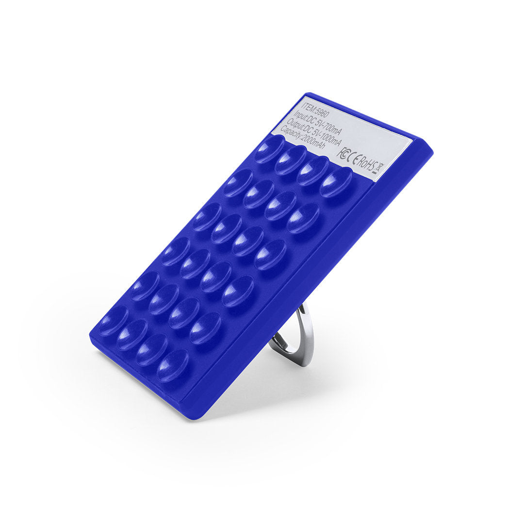 Power Bank Privek 2000mAh com Ventosas e Suporte Selfie