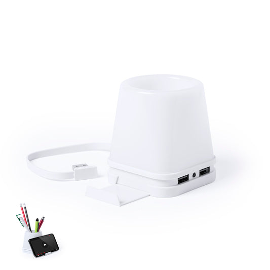 Caneta USB Belind com Luz LED e 4 Portas USB