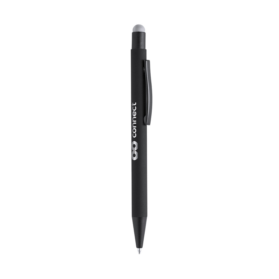 Caneta Stylus Preto com Mecanismo de Botão