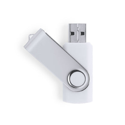 Pen USB 32GB com Mecanismo Giratório e Clip Metálico