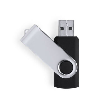 Pen USB 32GB com Mecanismo Giratório e Clip Metálico