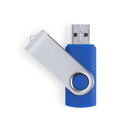 Pen USB 32GB com Mecanismo Giratório e Clip Metálico