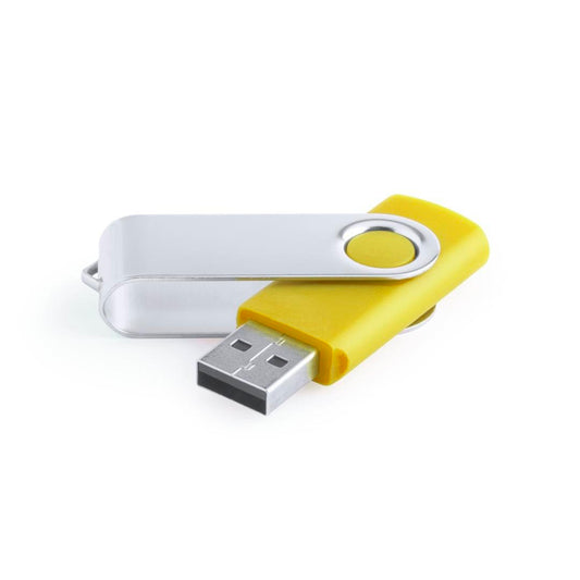 Pen USB 32GB com Mecanismo Giratório e Clip Metálico