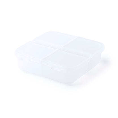 Pastillero Edmor 4 Compartimentos Transparente