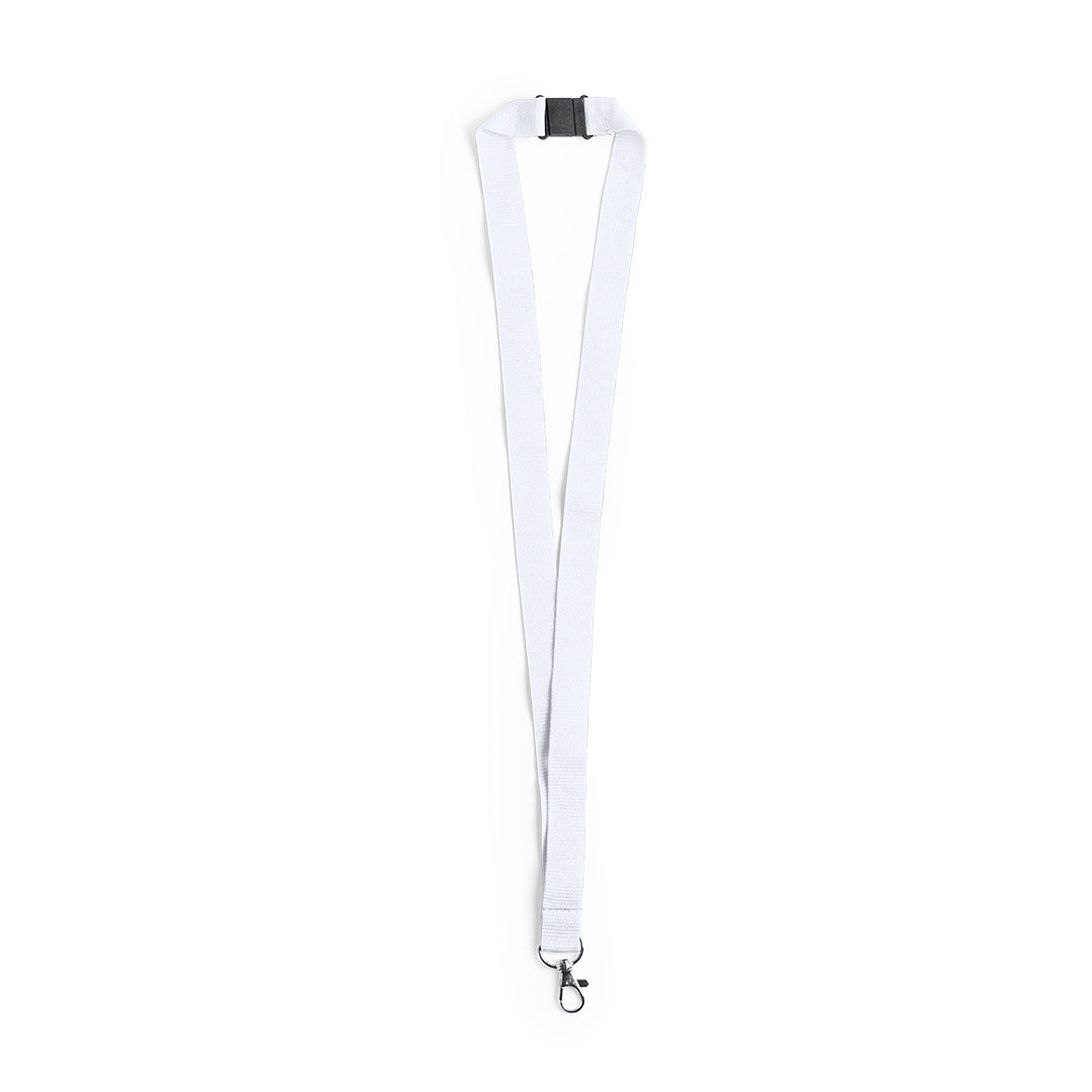 Lanyard resistente com mosquetão metálico colorido